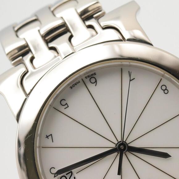 Hermes H-Watch Ronde Wristwatch, Stainless Steel, Women's, White (HR1.510) - Picture 11 of 15